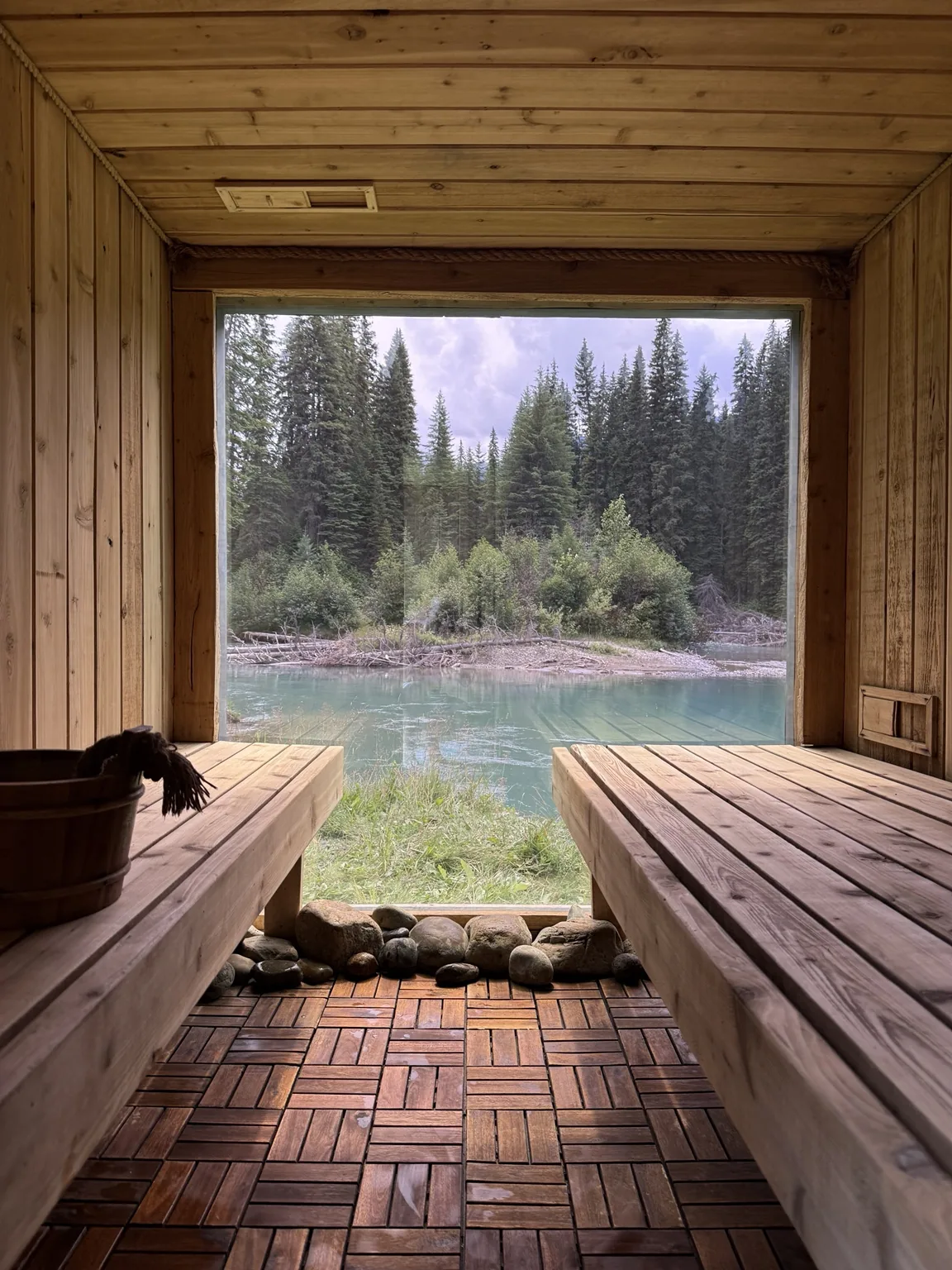 Panoramic view from the banya